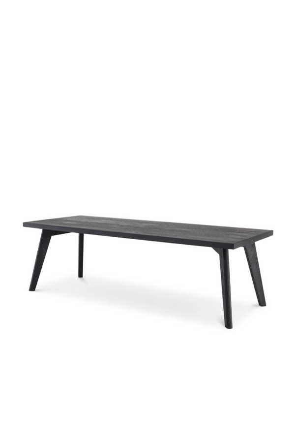 Medium Rectangular Black Oak Dining Table | Eichholtz Biot | Eichholtzmiami.com