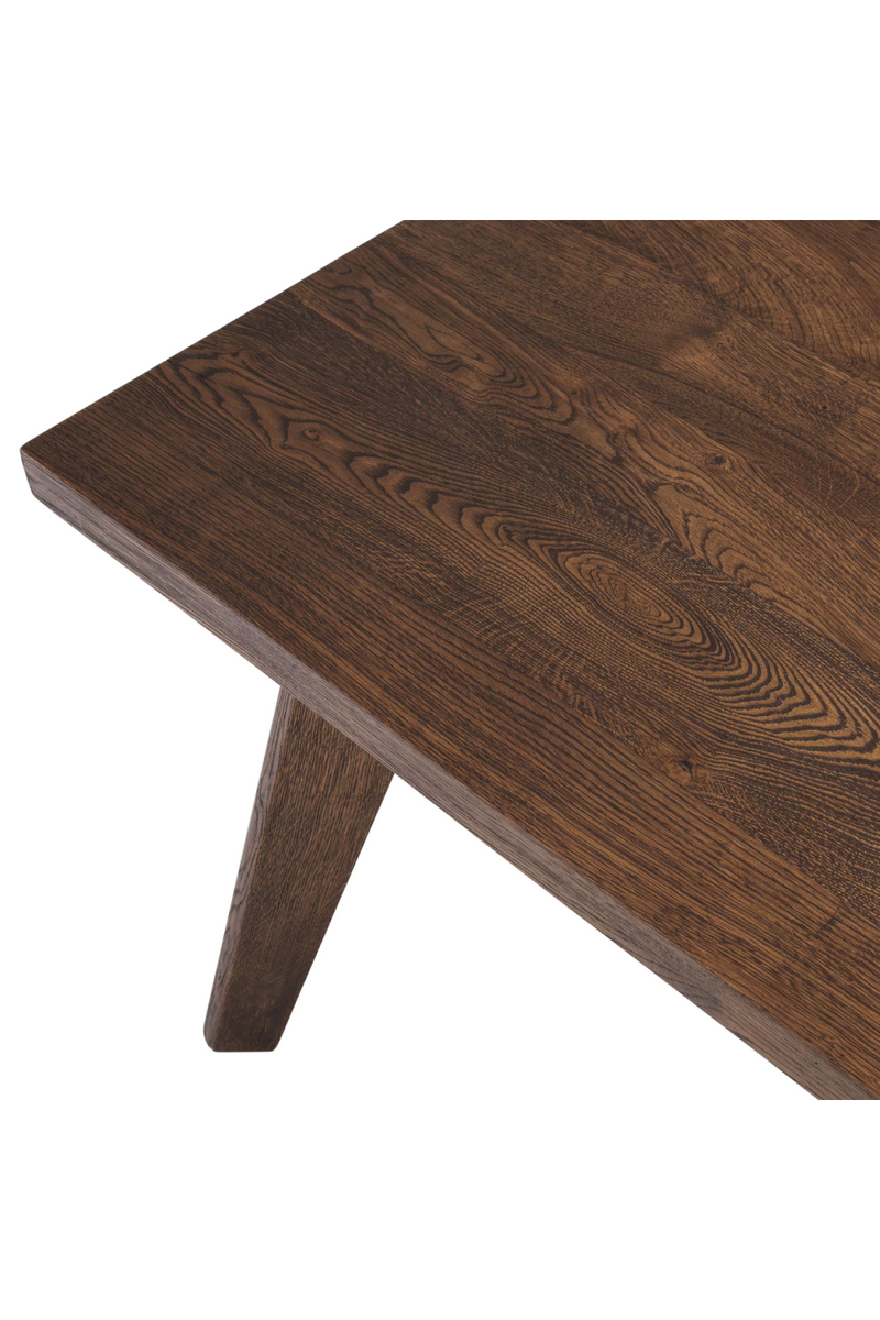 Medium Rectangular Brown Oak Dining Table | Eichholtz Biot | Eichholtzmiami.com