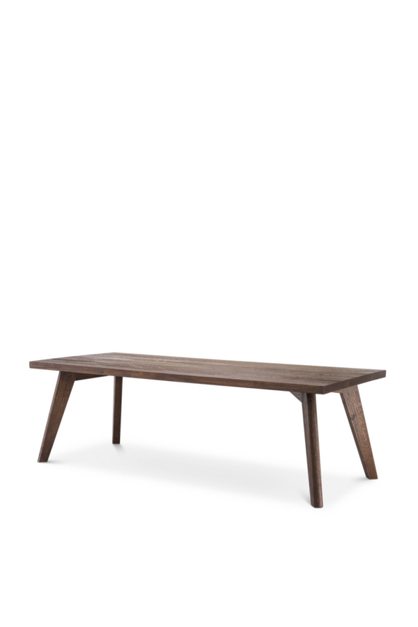 Medium Rectangular Brown Oak Dining Table | Eichholtz Biot | Eichholtzmiami.com