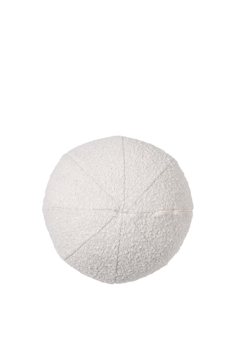 Boucle Cream Ball Shaped Pillow | Eichholtz Palla S | Eichholtzmiami.com