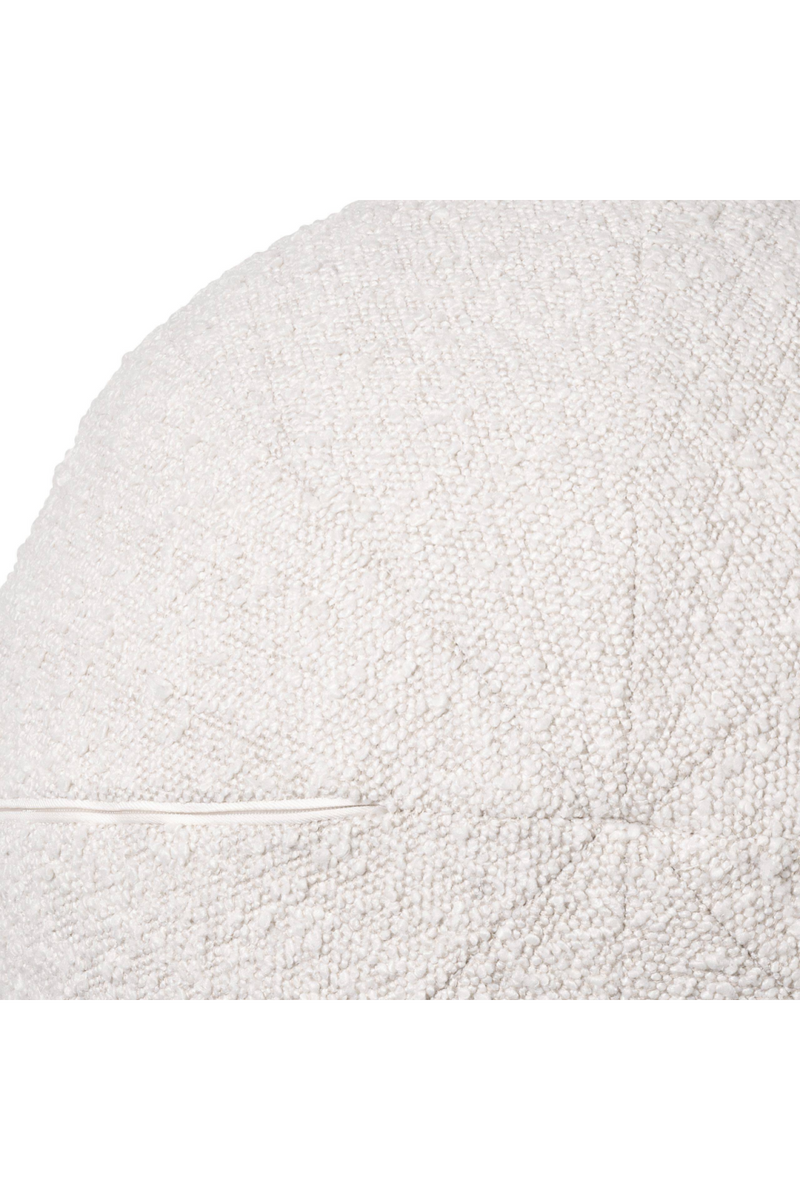 Bouclé Cream Ball Shaped Pillow | Eichholtz Palla L | Eichholtzmiami.com