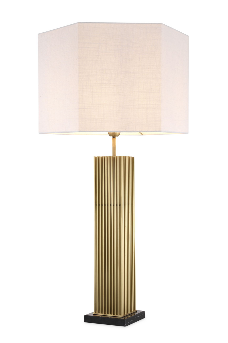 Brass Black Marble Table Lamp | Eichholtz Viggo | Eichholtz Miami