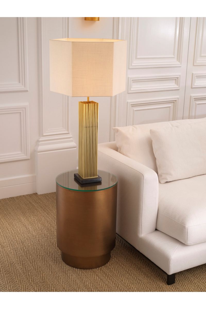Brass Black Marble Table Lamp | Eichholtz Viggo | Eichholtz Miami