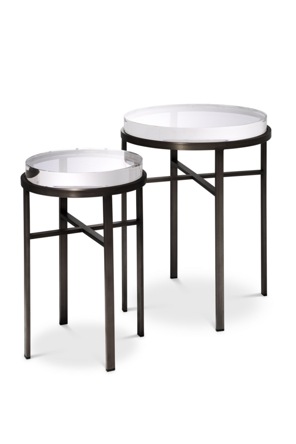 Bronze Side Table Set (2) | Eichholtz Hoxton | Eichholtzmiami.com