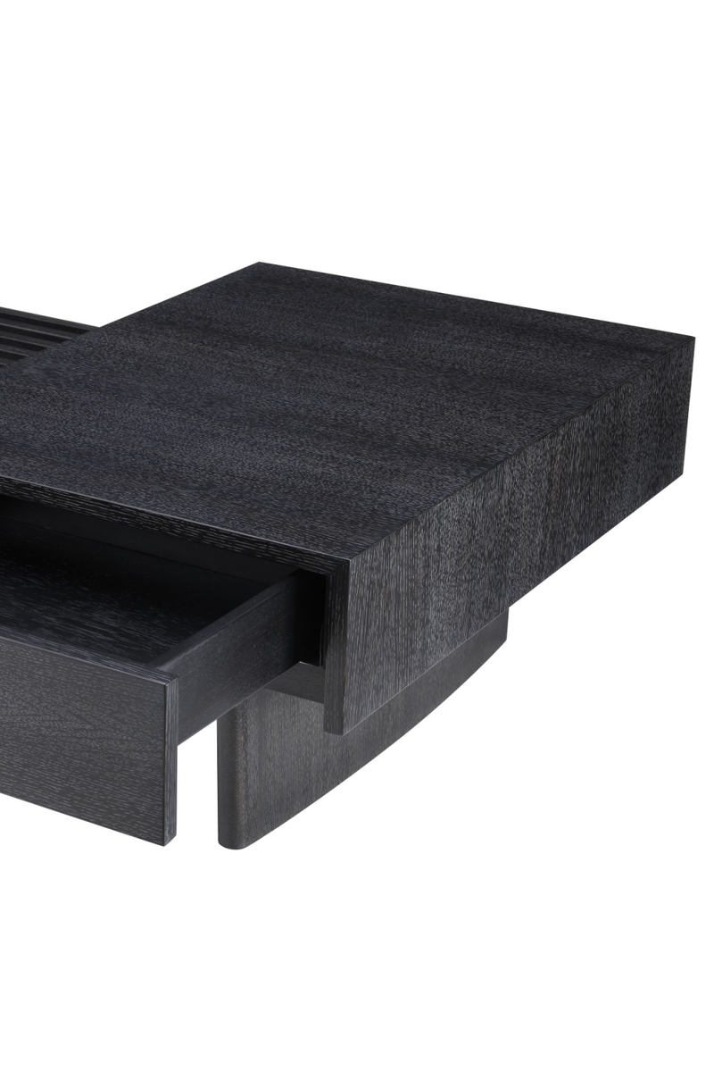 Charcoal Gray Oak Coffee Table | Eichholtz The Crest | Eichholtz Miami