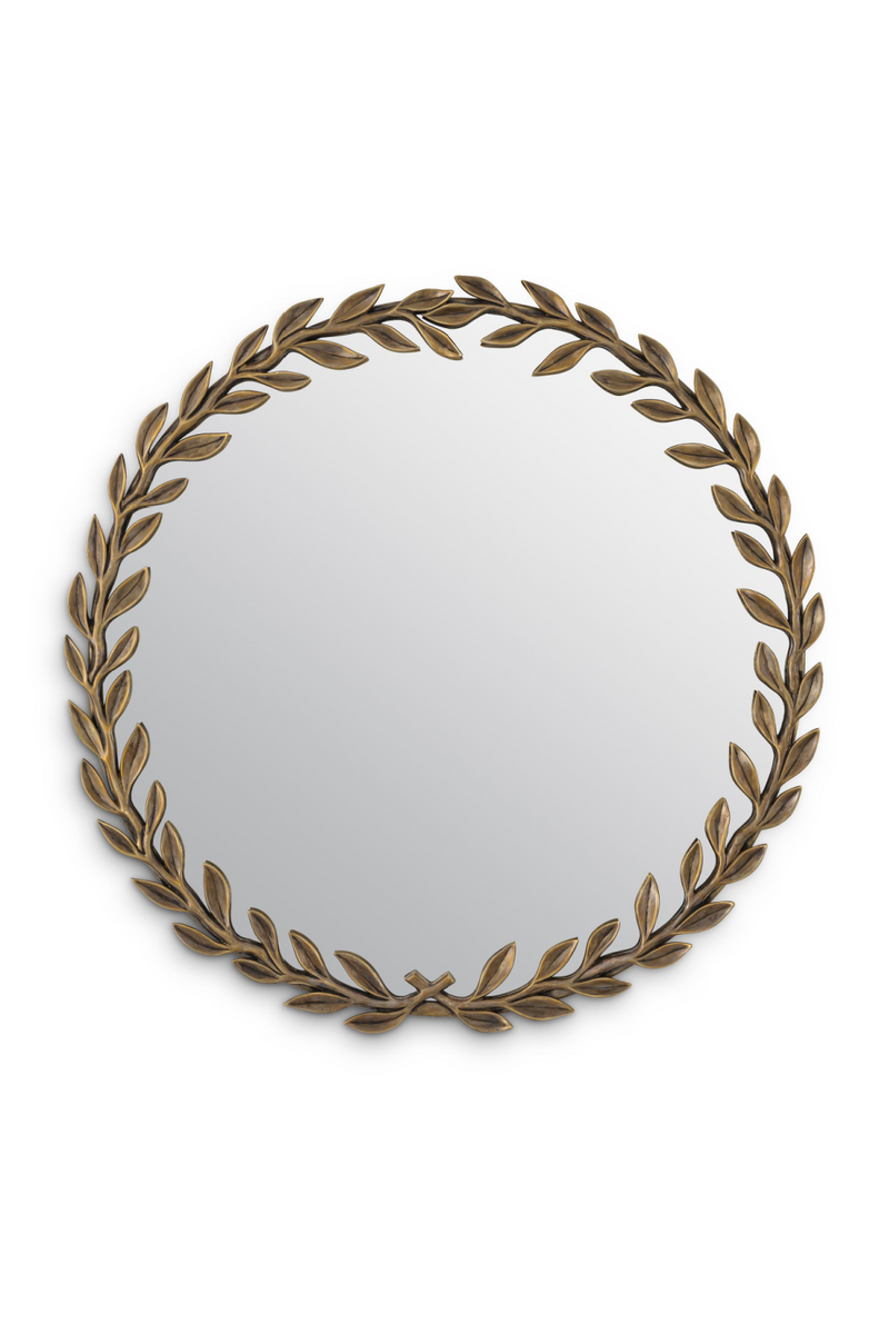 Vintage Brass Wreath Mirror | Eichholtz Duras | Eichholtzmiami.com