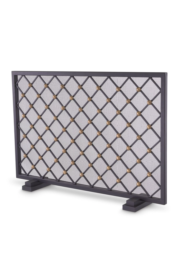 Geometric Patterned Fire Screen | Eichholtz Verdun | Eichholtzmiami.com