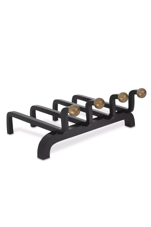 Black Modern Andiron | Eichholtz Brinon | Eichholtzmiami.com