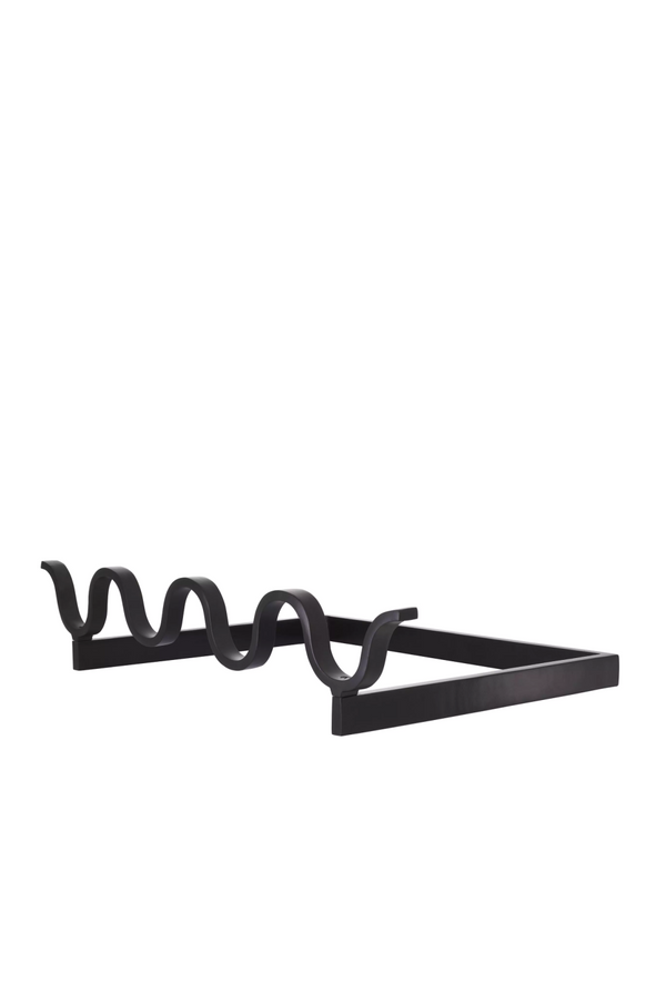 Black Minimalist Andiron | Eichholtz Barlieu | Eichholtzmiami.com