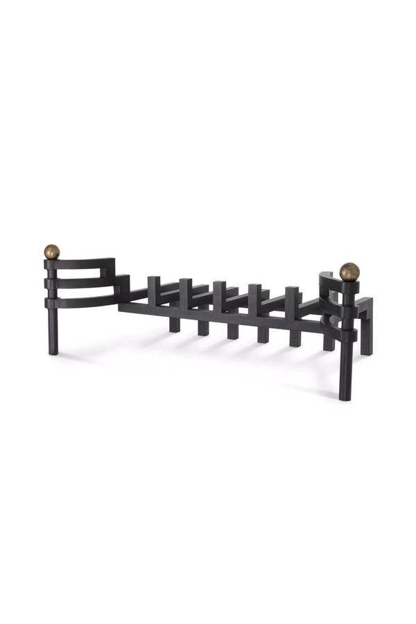 Black Metal Andiron | Eichholtz Artesia | Eichholtzmiami.com