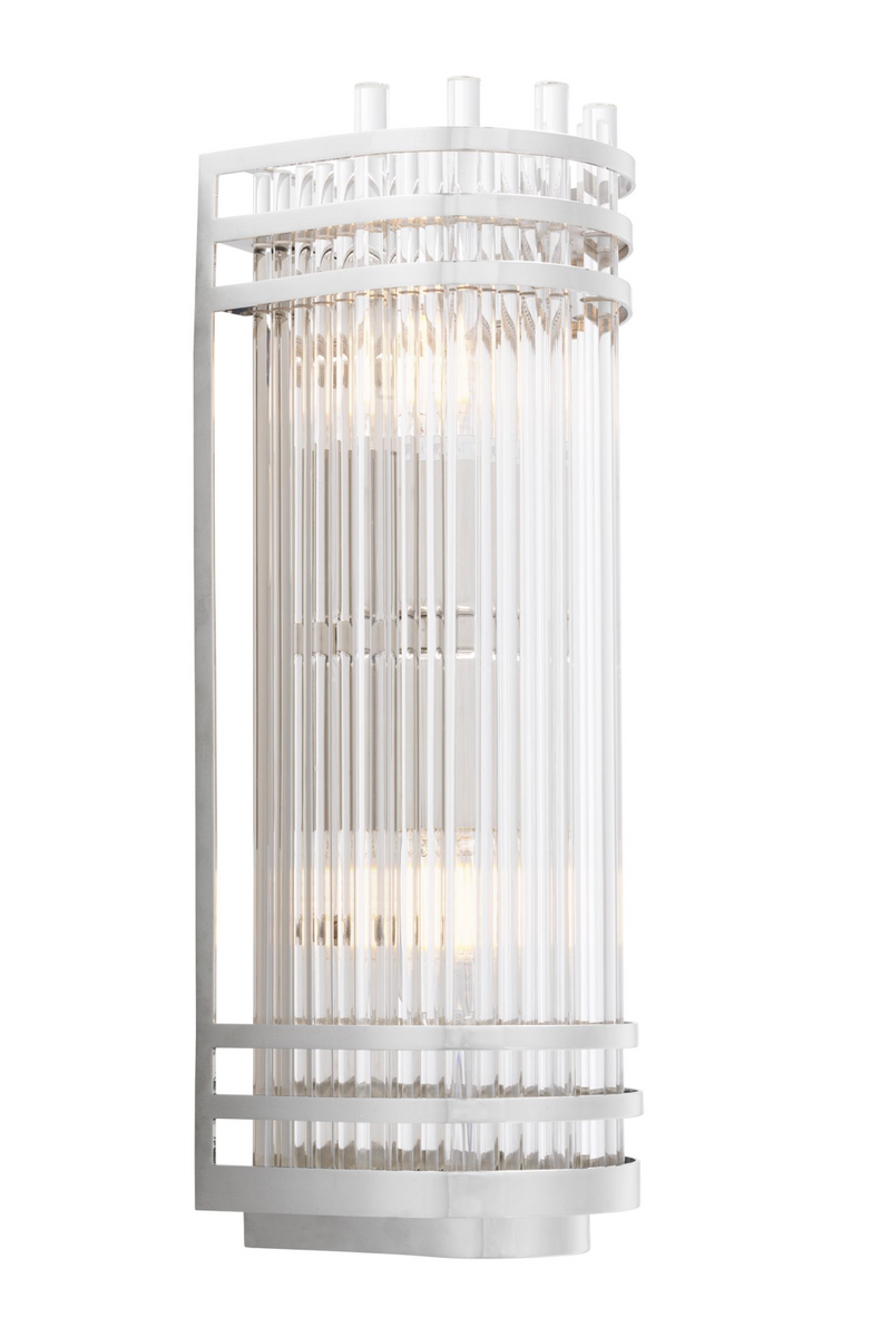 Silver Glass Wall Lamp S | Eichholtz Gulf | Eichholtzmiami.com