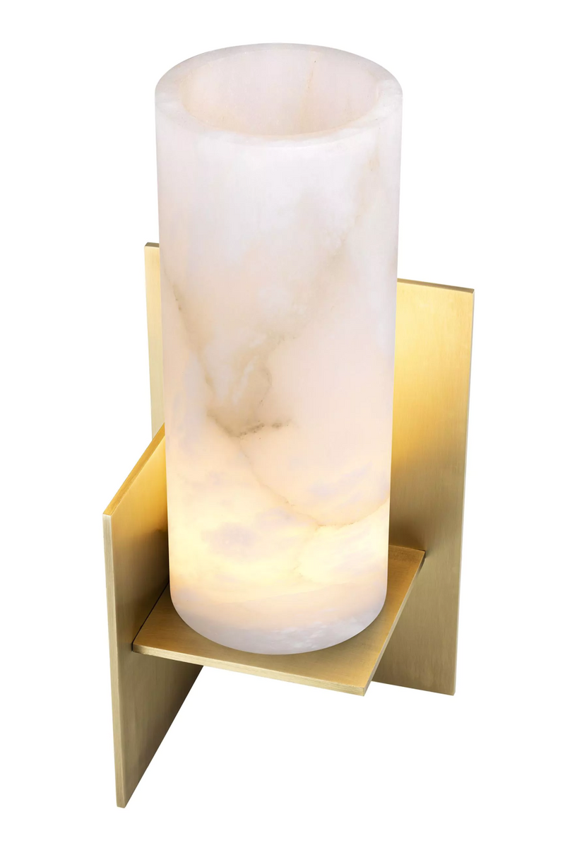 Antique Brass Alabaster Table Lamp | Eichholtz Frisco | Eichholtzmiami.com