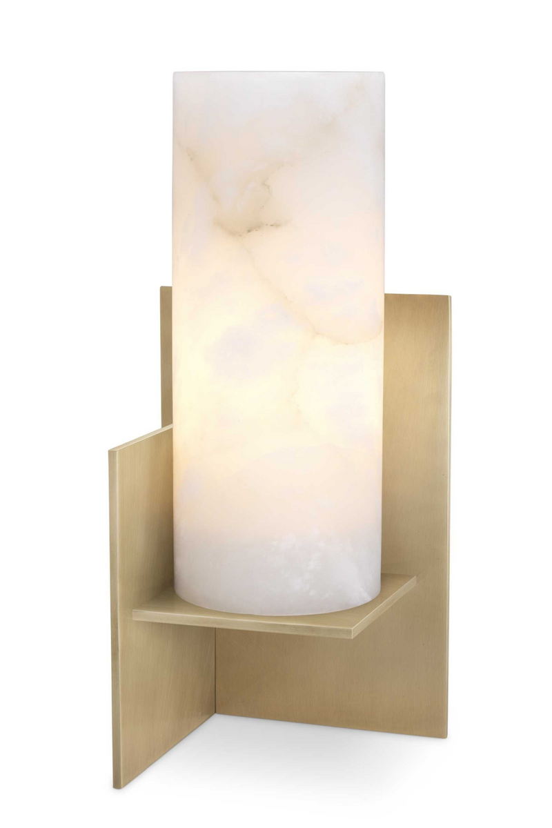 Antique Brass Alabaster Table Lamp | Eichholtz Frisco | Eichholtzmiami.com