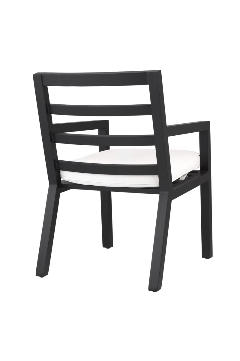 Black Sunbrella Outdoor Dining Armchair | Eichholtz Delta | Eichholtz Miami