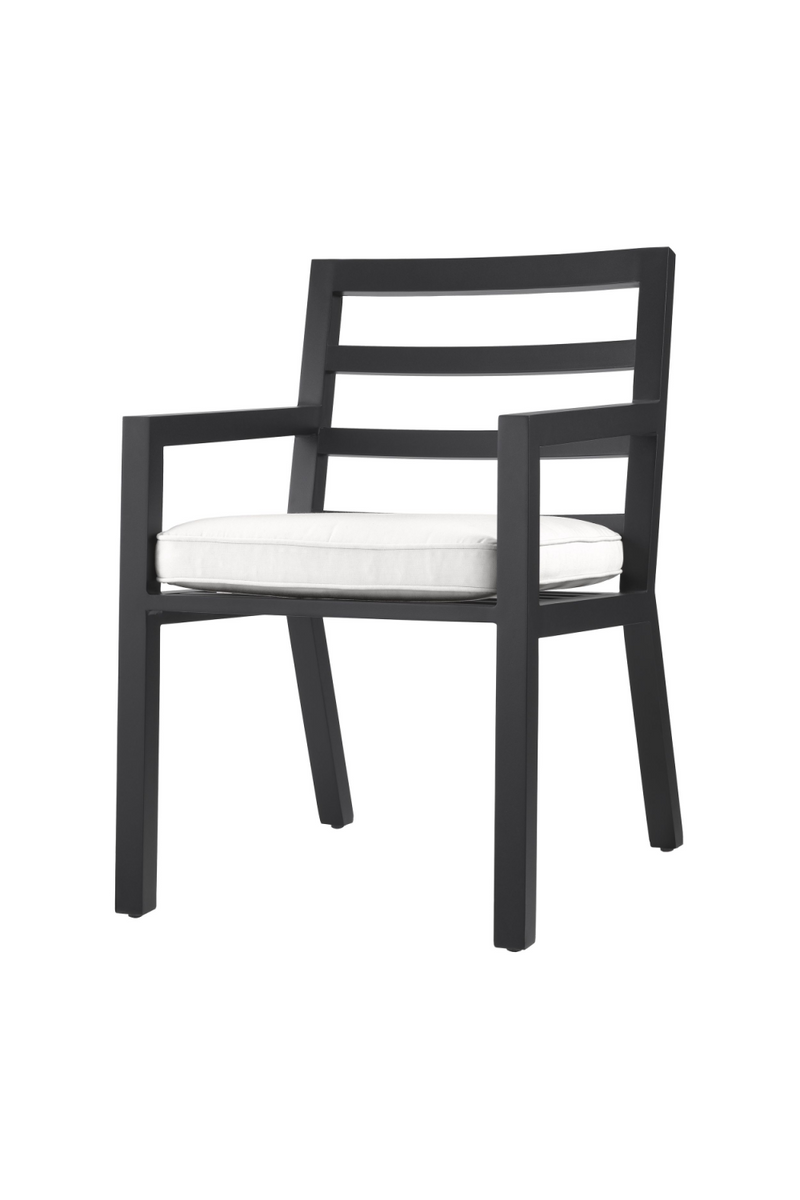 Black Sunbrella Outdoor Dining Armchair | Eichholtz Delta | Eichholtz Miami