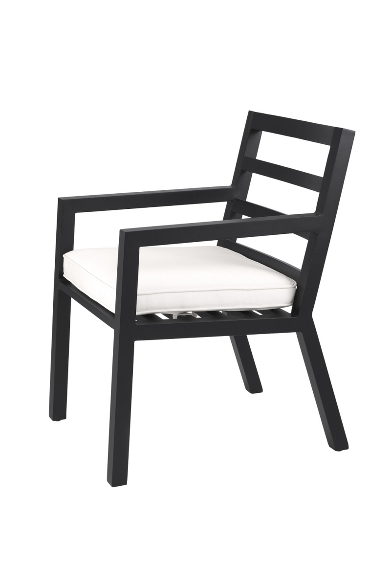 Black Sunbrella Outdoor Dining Armchair | Eichholtz Delta | Eichholtz Miami