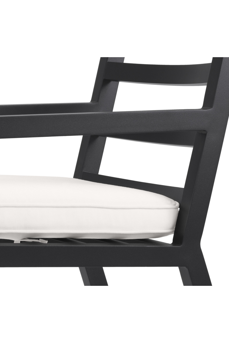 Black Sunbrella Outdoor Dining Armchair | Eichholtz Delta | Eichholtz Miami