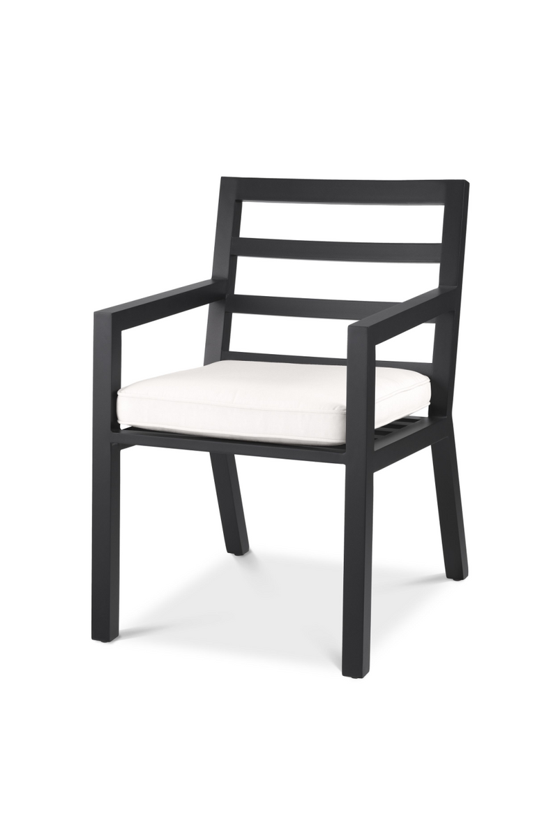 Black Sunbrella Outdoor Dining Armchair | Eichholtz Delta | Eichholtz Miami