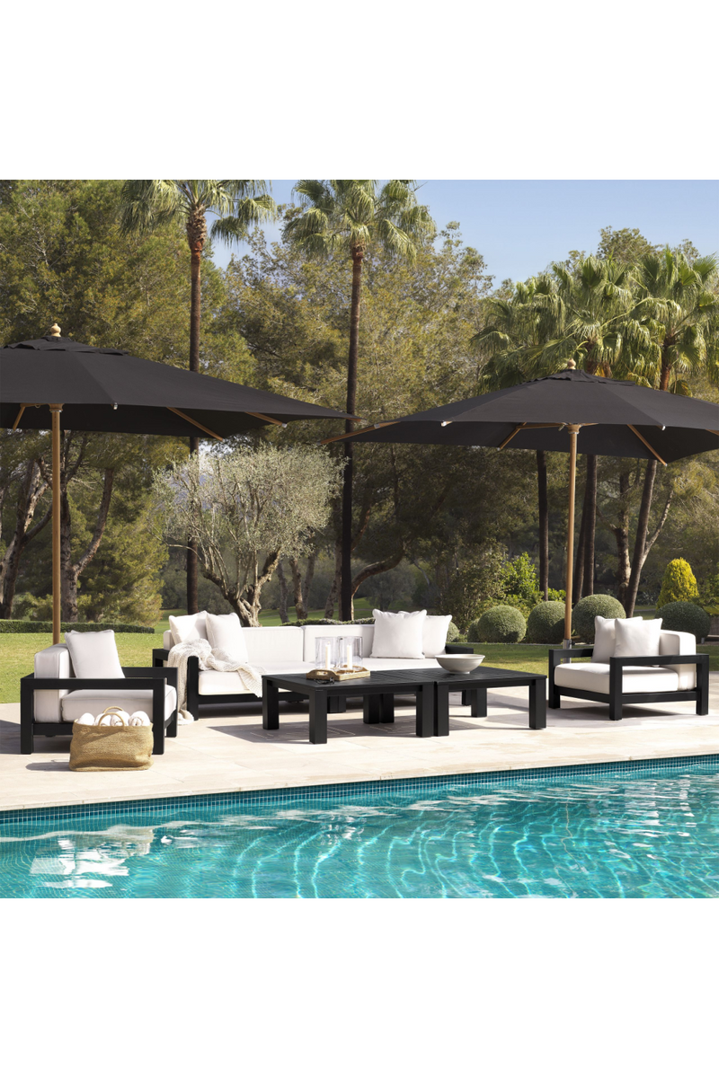 Black Sunbrella Outdoor Lounge Chair | Eichholtz Cap-Antibes | Eichholtz Miami