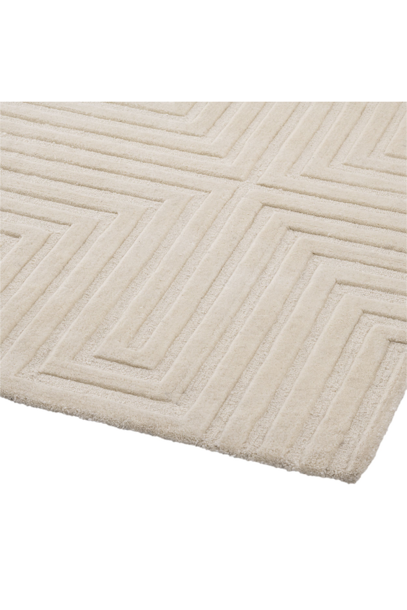 Beige Wool Rug 7' x 10' | Eichholtz Breck | Eichholtz Miami