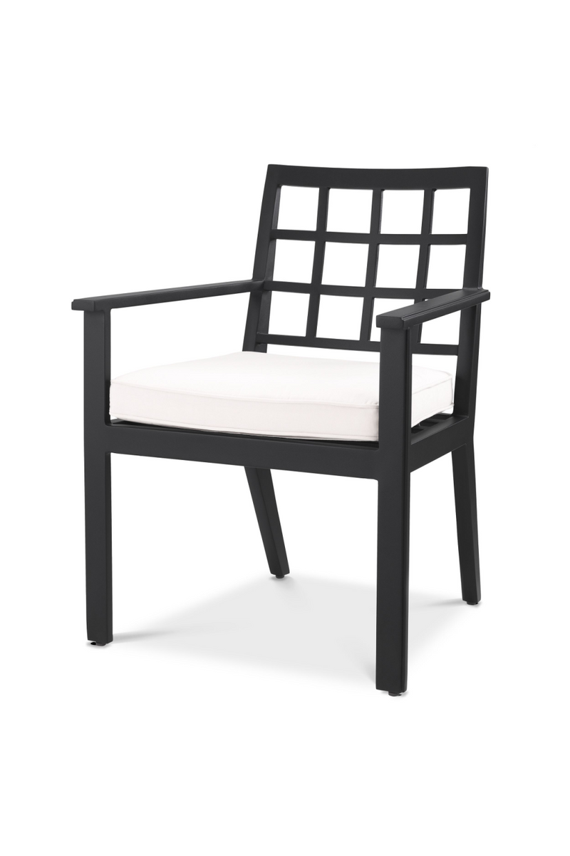 Black Sunbrella Outdoor Dining Armchair | Eichholtz Cap-Ferrat | Eichholtz Miami