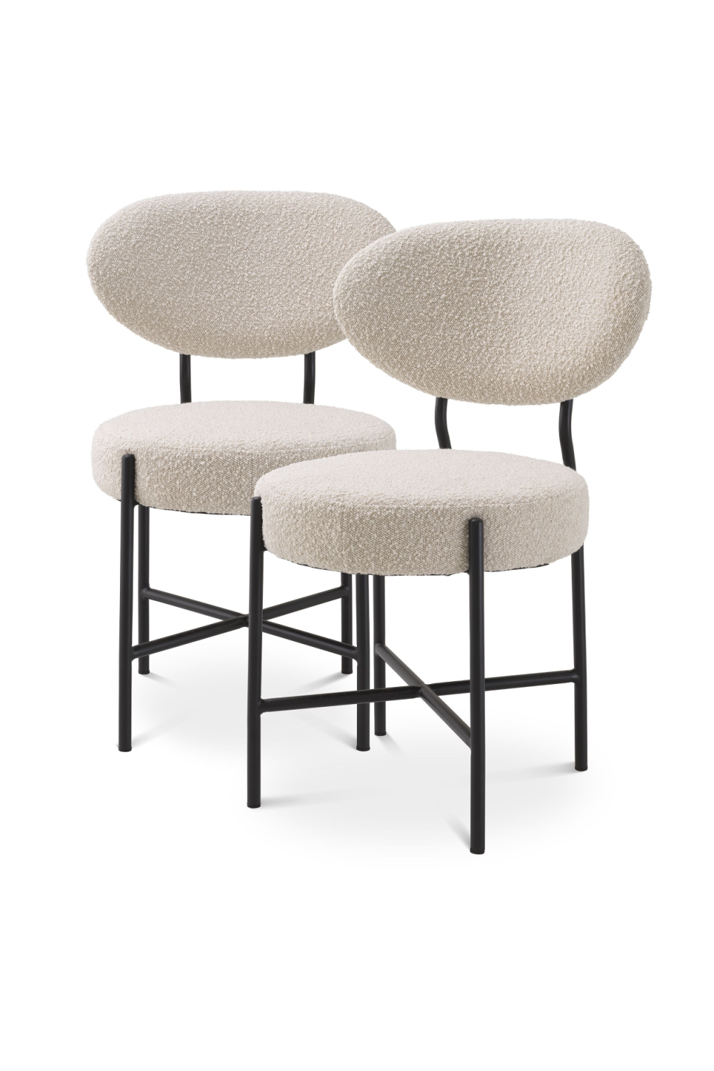 Boucle discount dining chairs