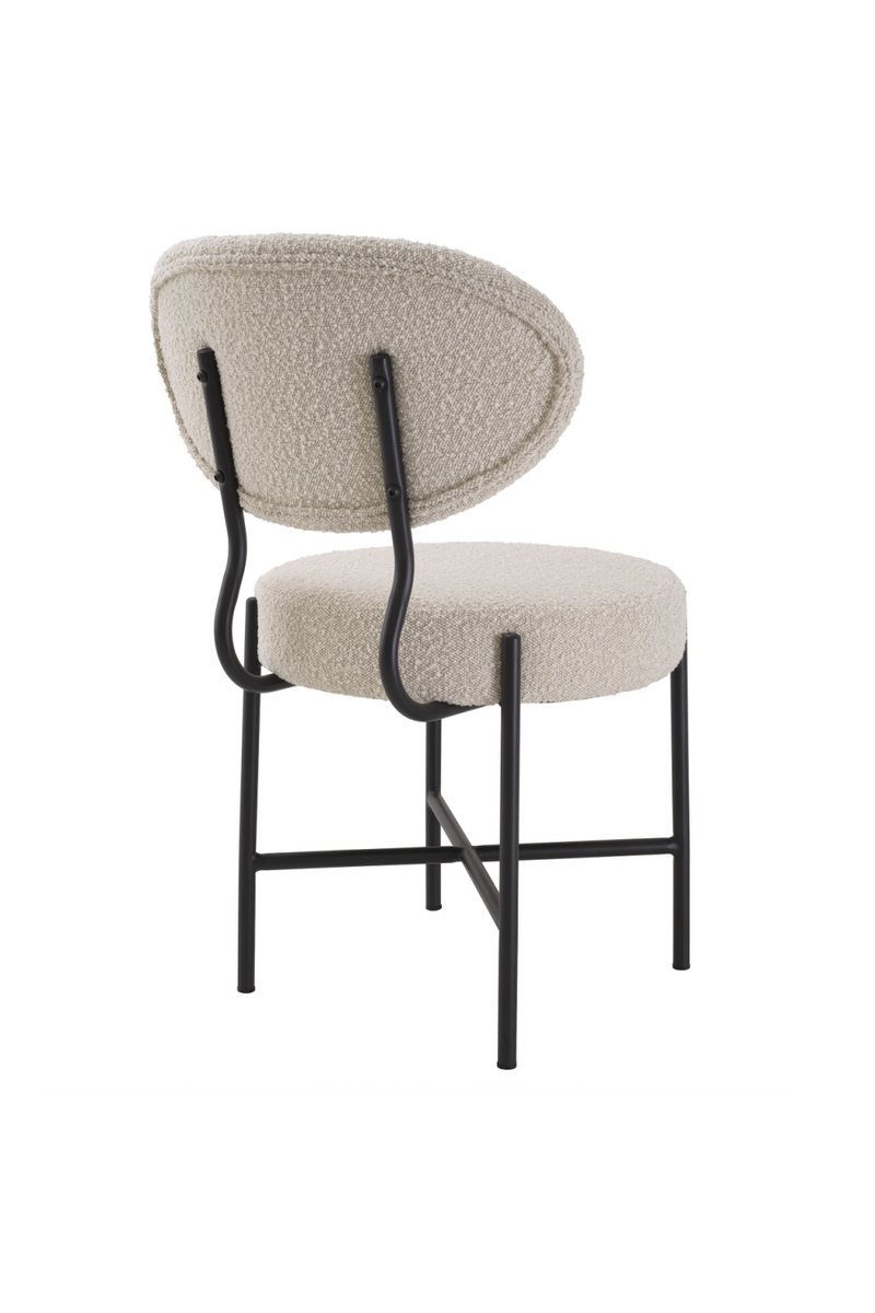 Cream Bouclé Dining Chairs (2) | Eichholtz Vicq | Eichholtzmiami.com