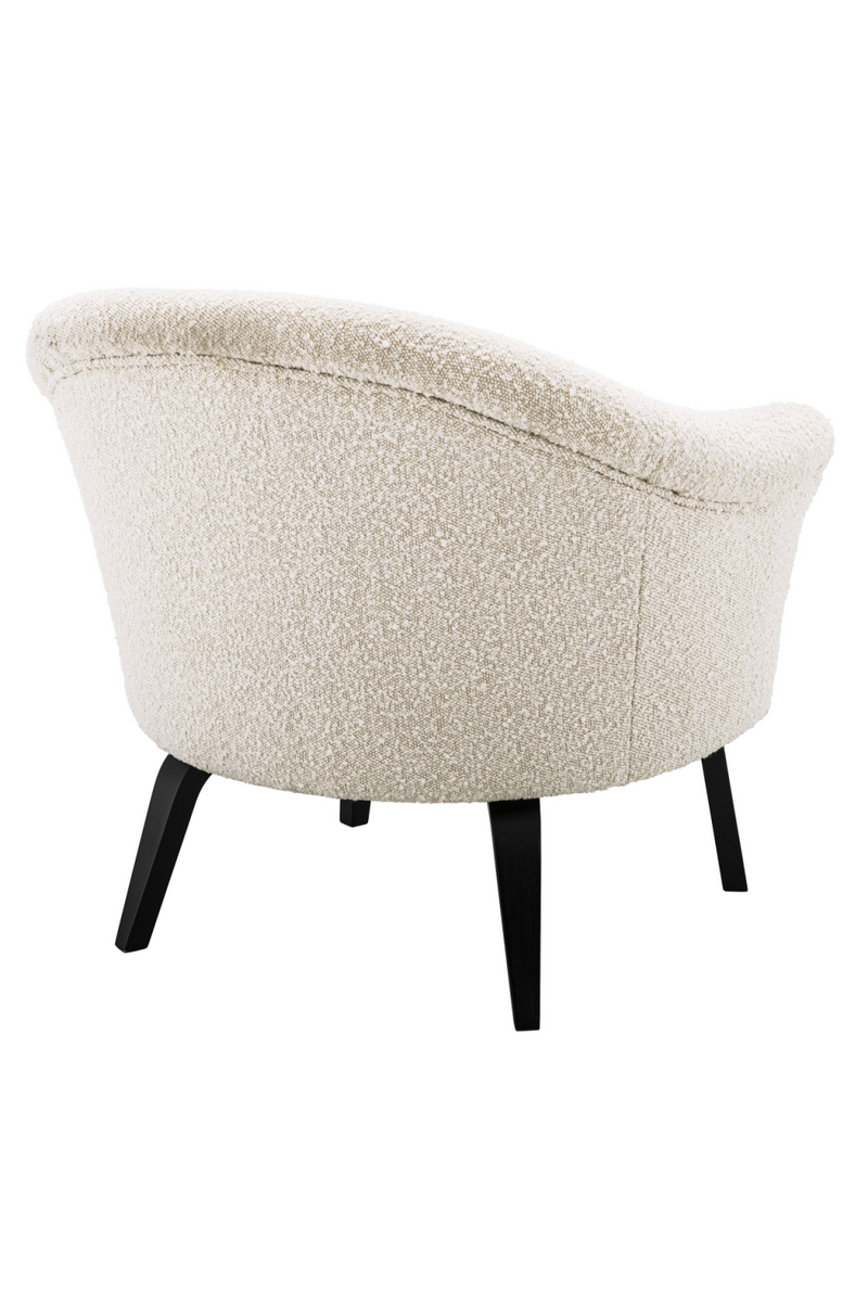Cream Bouclé Bentwood Leg Accent Chair | Eichholtz Moretti | Eichholtzmiami.com