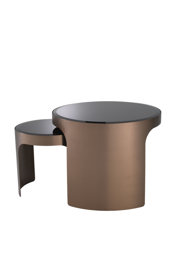 Round Copper Side Table Set (2) | Eichholtz Piemonte | Eichholtz Miami