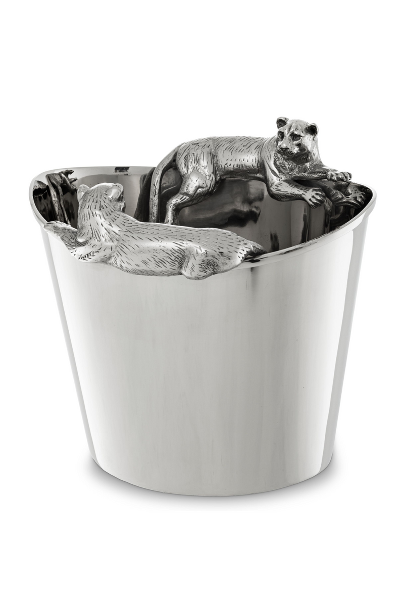 Silver Puma Wine Cooler | Eichholtz Jordan |