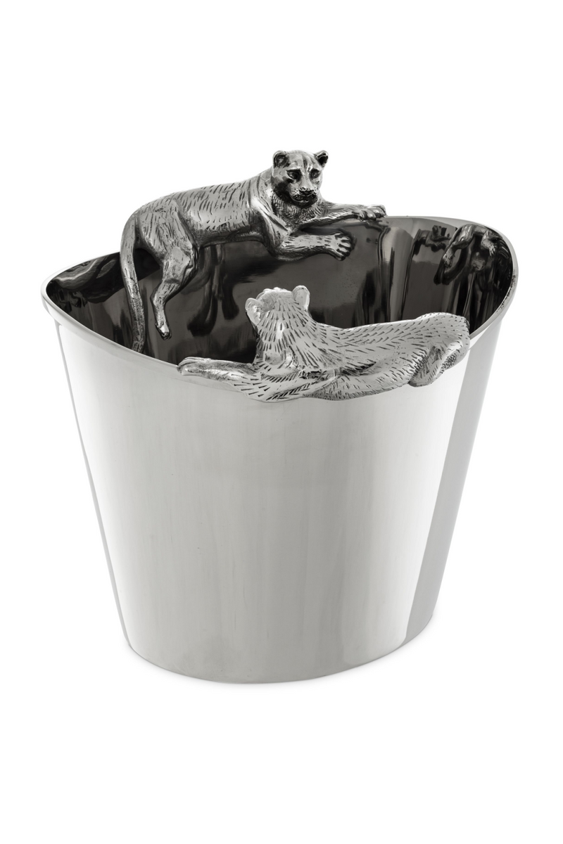 Silver Puma Wine Cooler | Eichholtz Jordan |