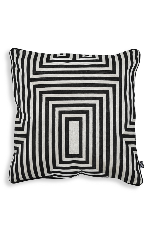 Black & White Square Pillow | Eichholtz Spray | Eichholtzmiami.com