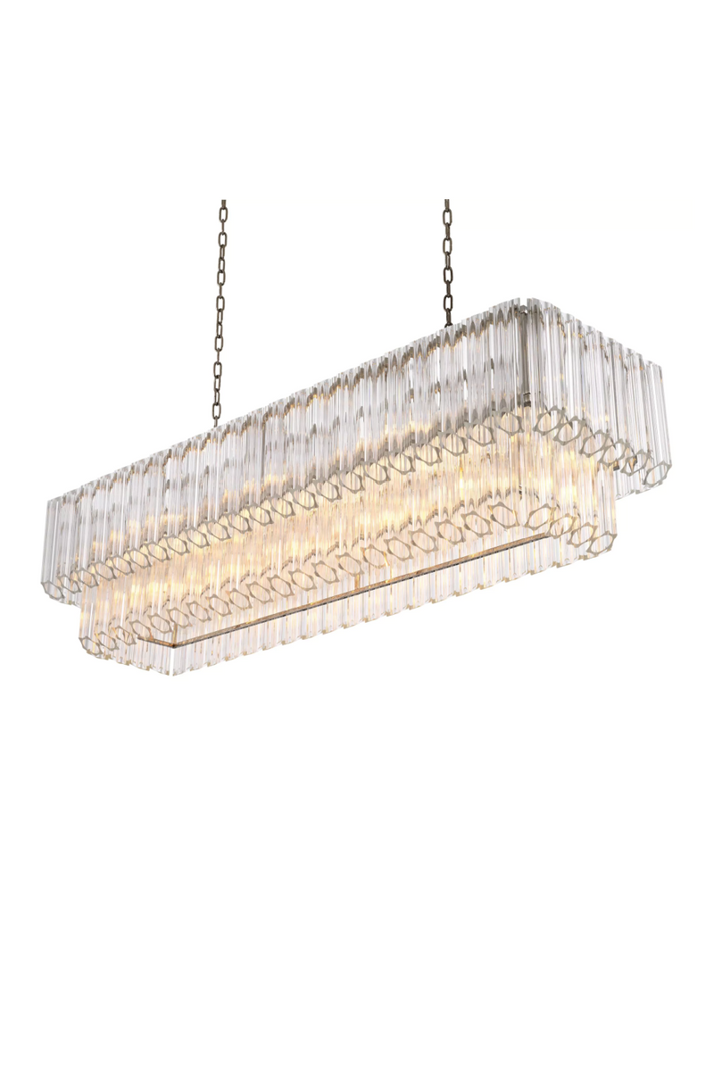 Clear Glass Tubes Chandelier | Eichholtz Vittoria | Eichholtz Miami