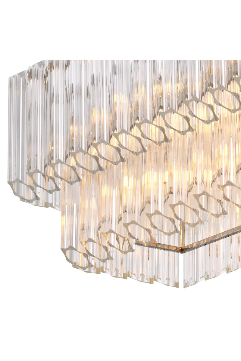 Clear Glass Tubes Chandelier | Eichholtz Vittoria | Eichholtz Miami