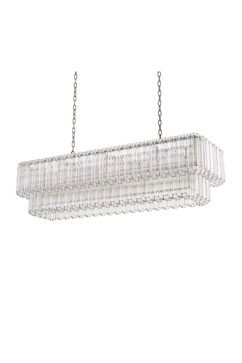 Clear Glass Tubes Chandelier | Eichholtz Vittoria | Eichholtz Miami