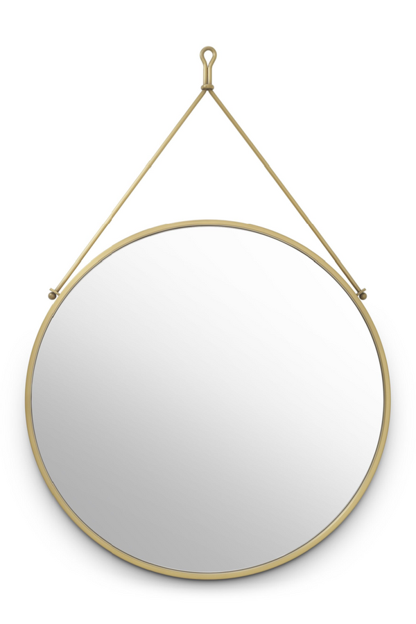 Round Brass Hanging Mirror | Eichholtz Morongo | Eichholtz Miami