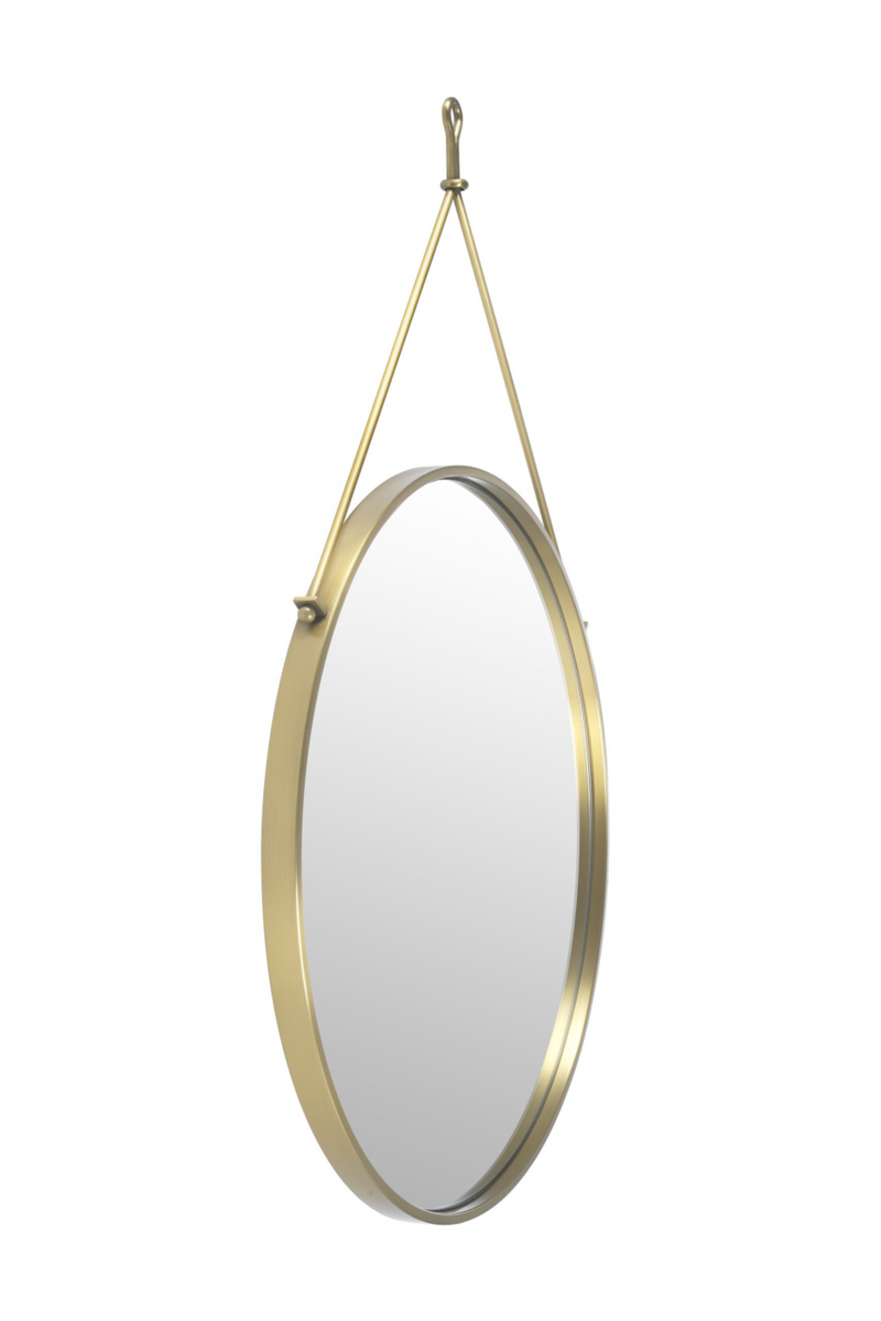 Round Brass Hanging Mirror | Eichholtz Morongo | Eichholtz Miami