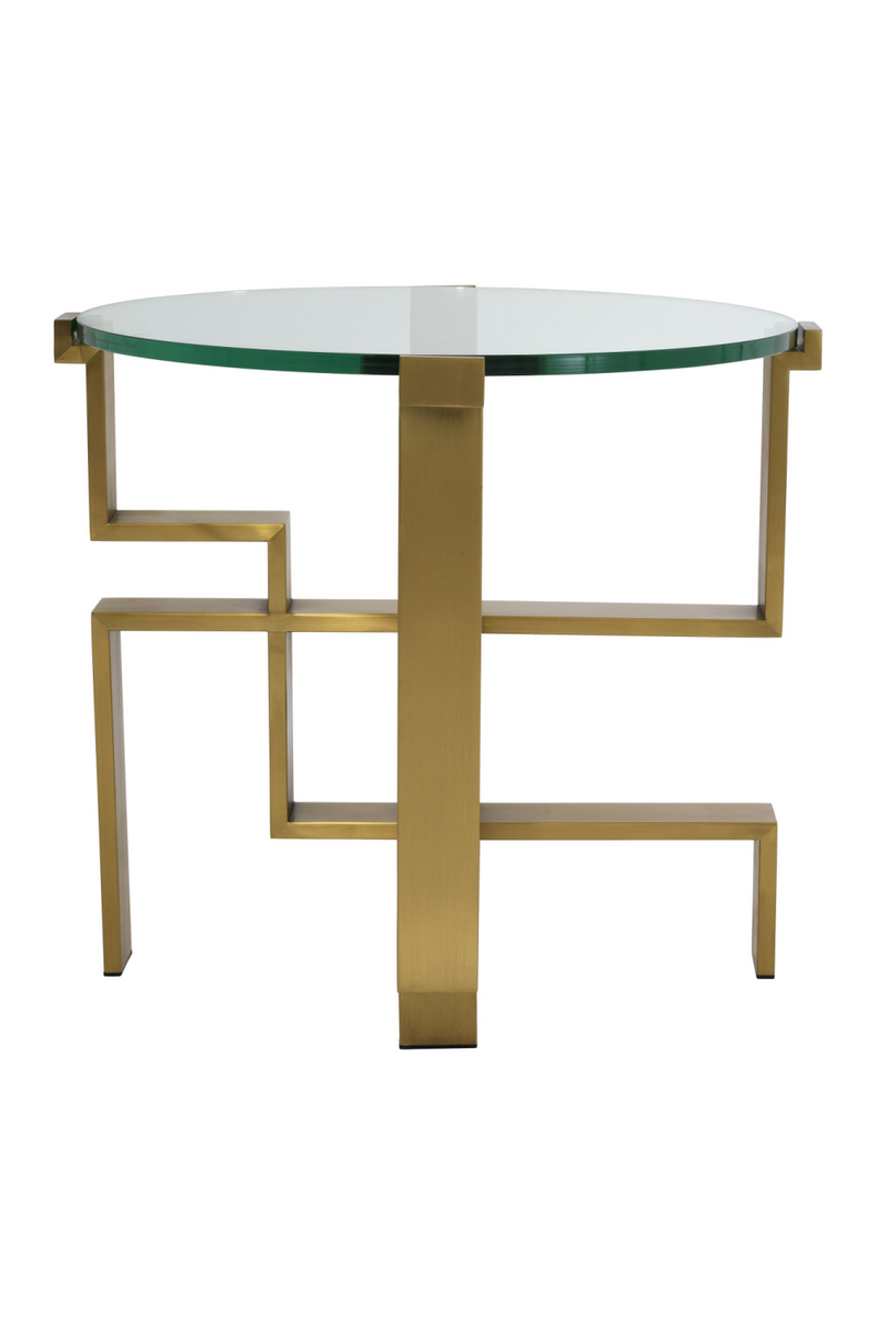 Sculptural Brass Base Side Table | Eichholtz Chuck | Eichholtz Miami