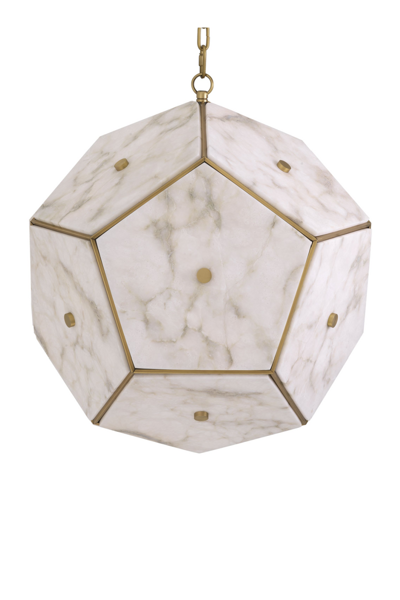 Pentagonal Alabaster Lantern | Eichholtz Gallo | Eichholtzmiami.com