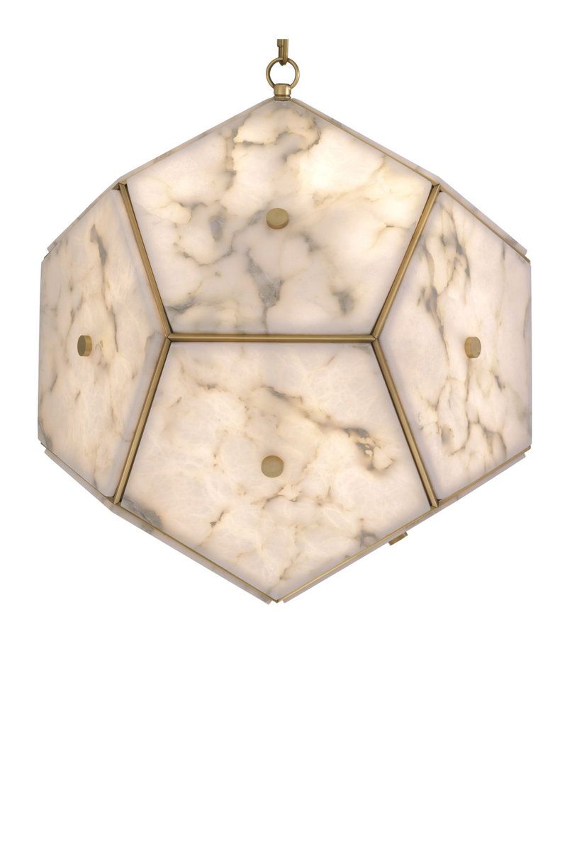 Pentagonal Alabaster Lantern | Eichholtz Gallo | Eichholtzmiami.com