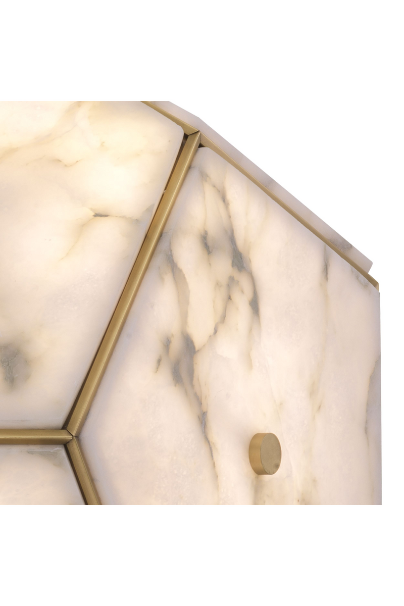 Pentagonal Alabaster Lantern | Eichholtz Gallo | Eichholtzmiami.com