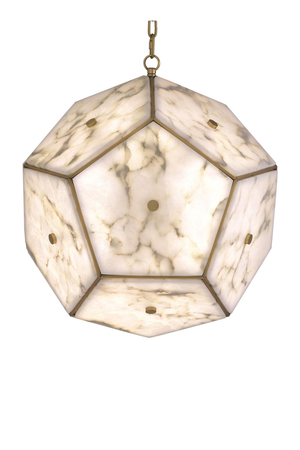 Pentagonal Alabaster Lantern | Eichholtz Gallo | Eichholtzmiami.com