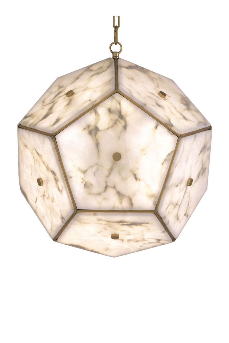 Pentagonal Alabaster Lantern | Eichholtz Gallo | Eichholtzmiami.com