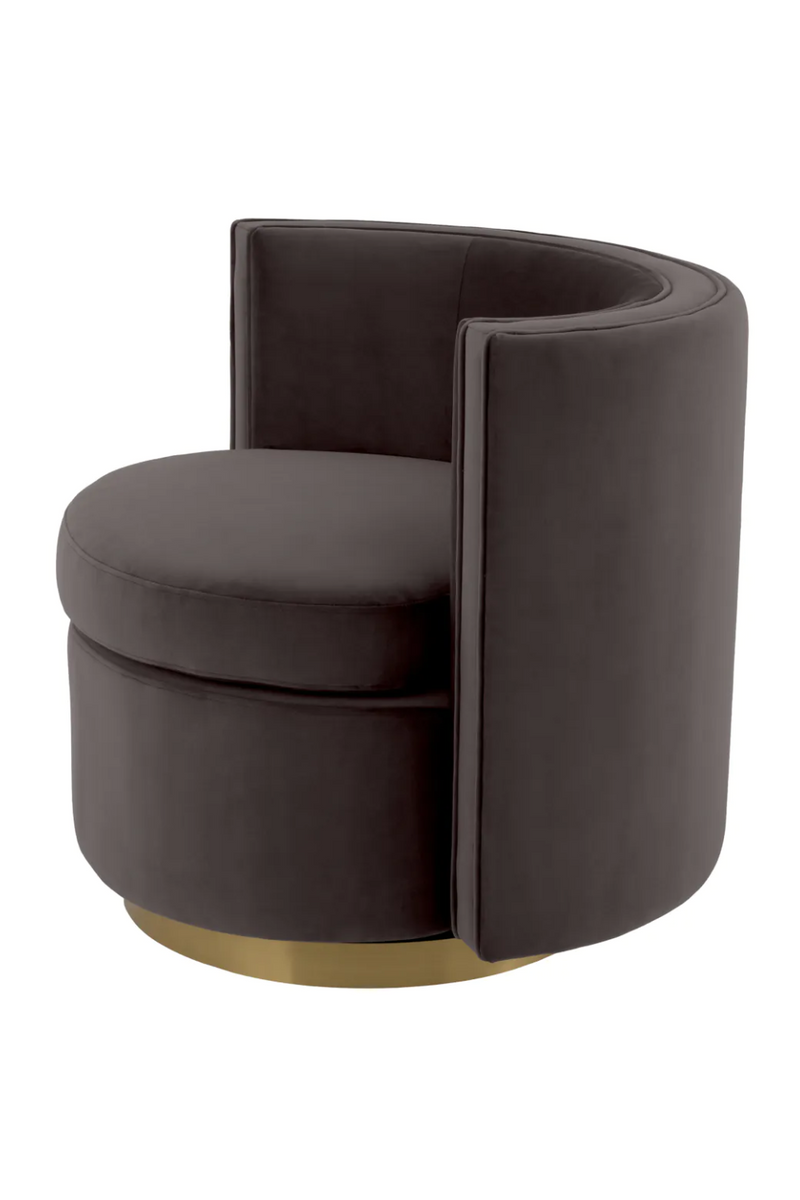 Curved Swivel Chair | Eichholtz Amanda | Eichholtzmiami.com