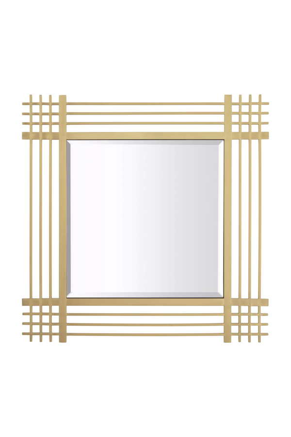 Square Brass Framed Accent Mirror | Eichholtz Pierce | Eichholtzmiami.com
