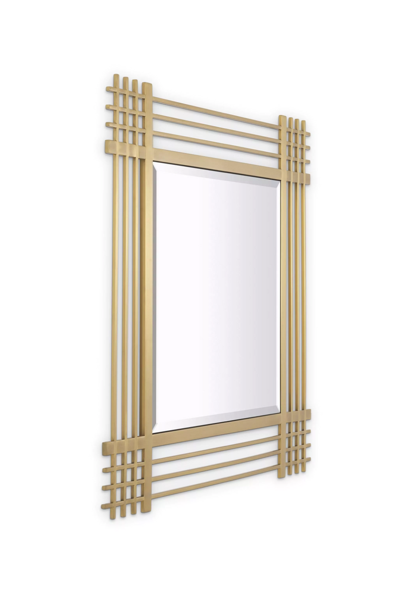 Square Brass Framed Accent Mirror | Eichholtz Pierce | Eichholtzmiami.com