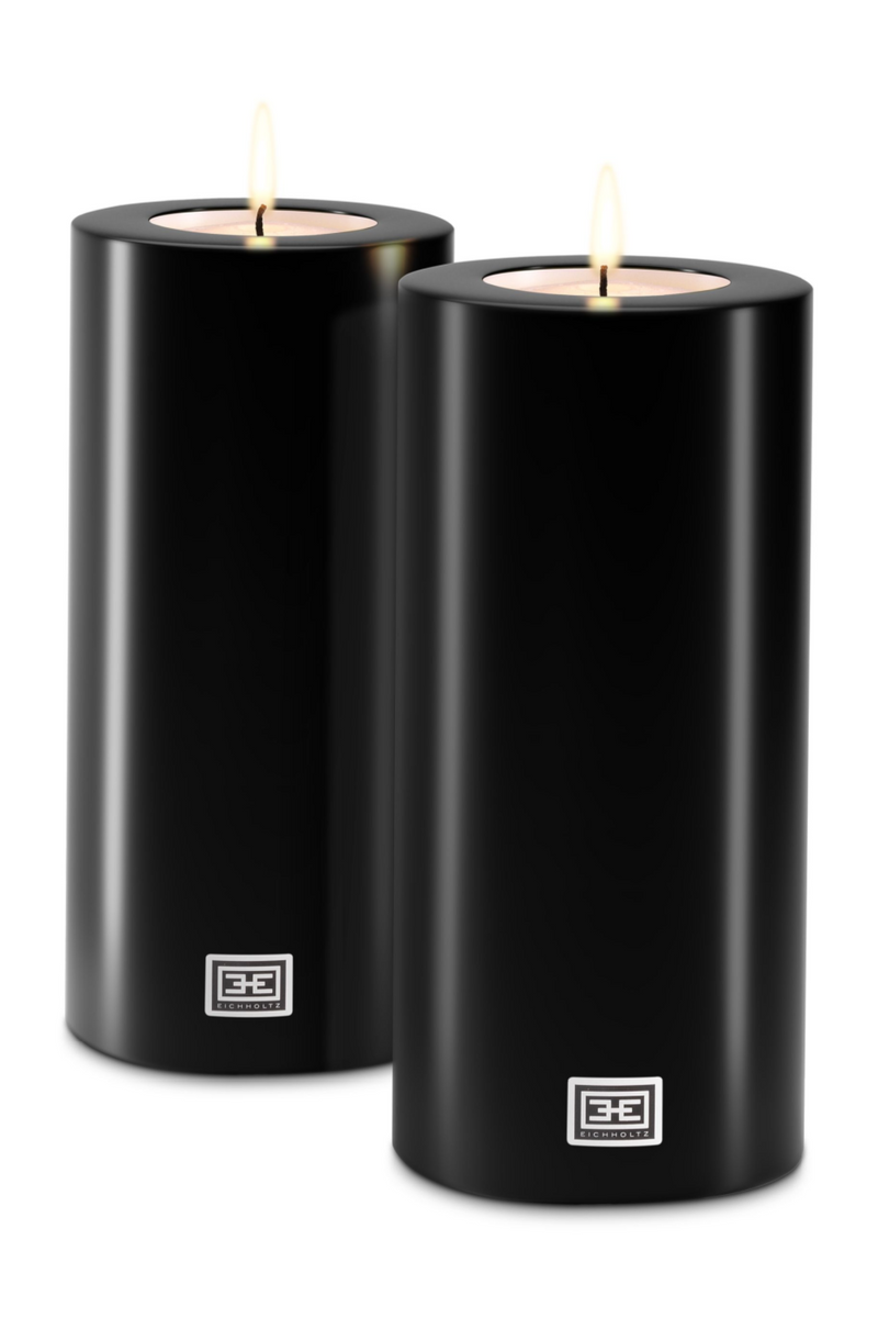 Black Artificial Candle Set (2) L | Eichholtz | Eichholtz Miami