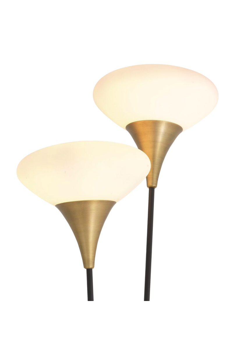 White Glass Shade Floor Lamp | Eichholtz Duco | Eichholtzmiami.com