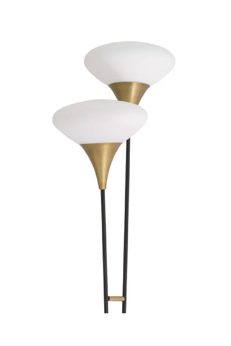 White Glass Shade Floor Lamp | Eichholtz Duco | Eichholtzmiami.com