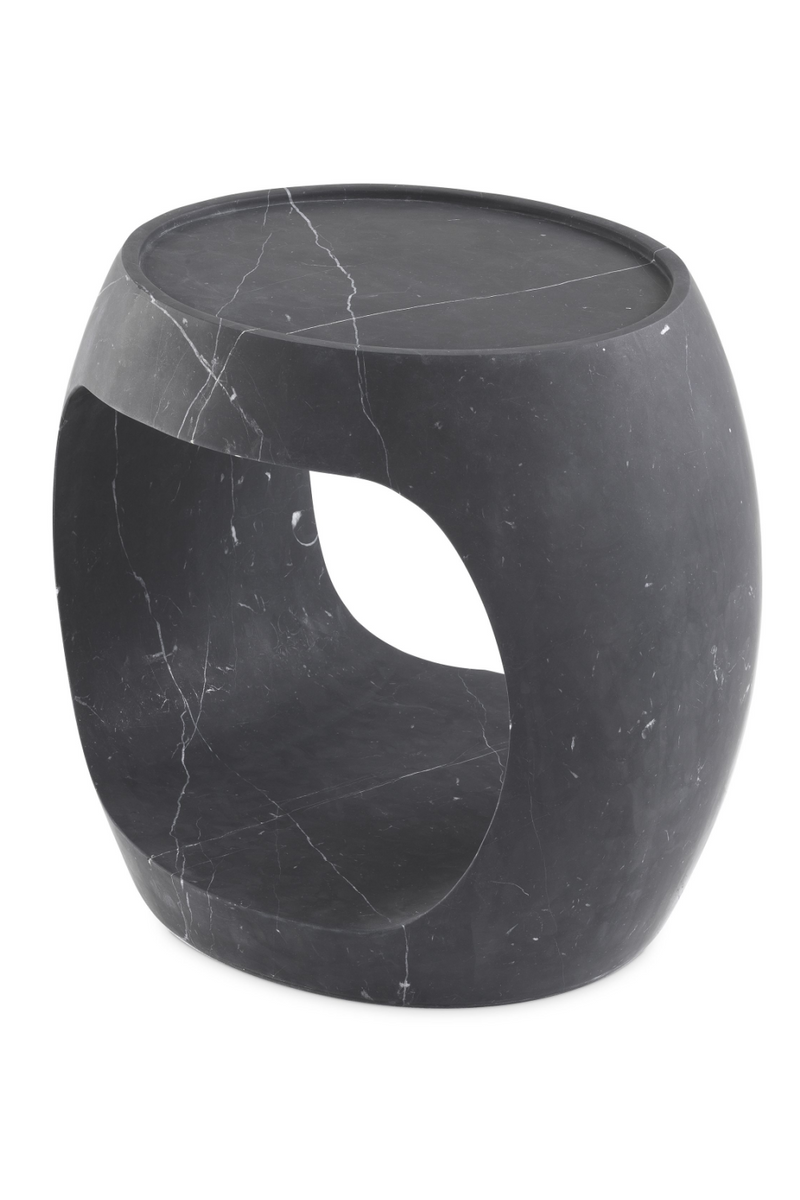 Black Marble Round Side Table | Eichholtz Clipper Low | Eichholtz Miami